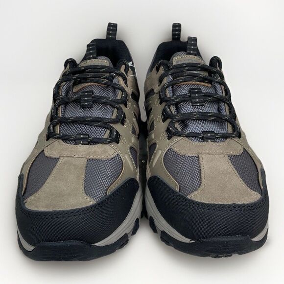 Skechers Selmen Enago Men 8.5 Hiking Shoes Tan Brown Black Waterproof Relaxed main image 8